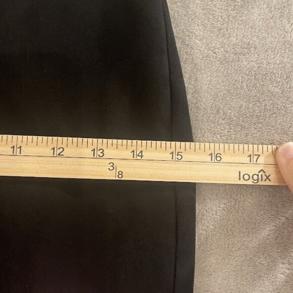 Philosophy Republic Clothing Skirt Womens XS Faux Suede Pencil Bodycon Classic - Picture 5 of 14